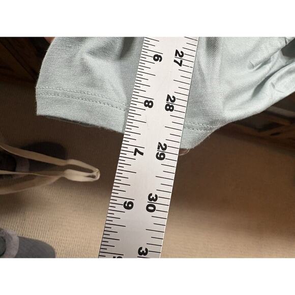 Maurices Top Womens Size L Green Lace Maternity Pregnancy Shirt Popover New - Picture 7 of 16